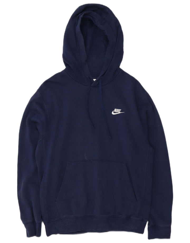 Nike Herren Kapuzenpullover, klein, marineblau, Baumwolle