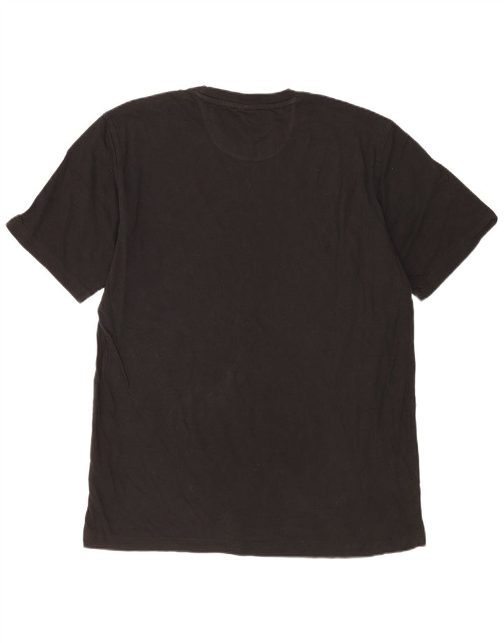 Adidas Herren T-Shirt Top Large Schwarz Baumwolle