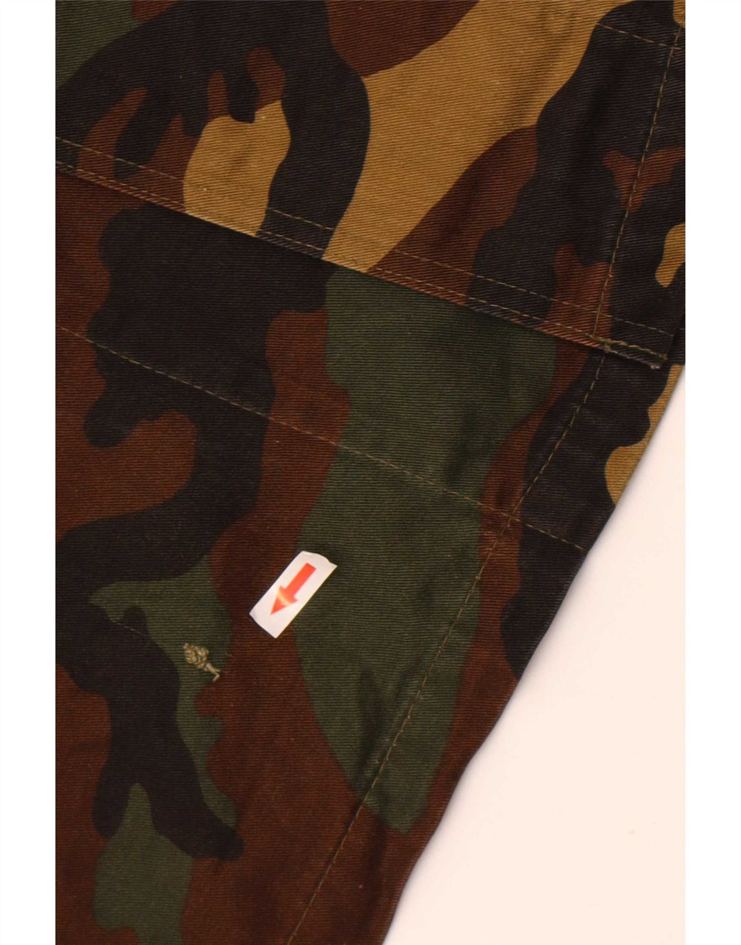 Vintage Herren Militärjacke UK 42 XL Mehrfarbige Tarnung