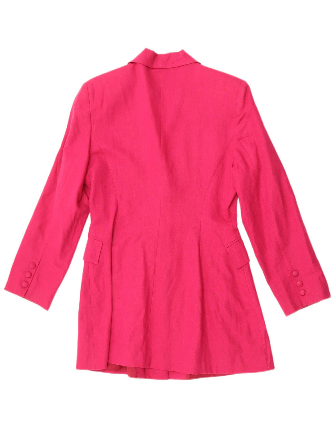 POP 84 Damen-Anzug mit 3 Knöpfen, 2-teilig, Größe S, W24, L26, Rosa, Leinen
