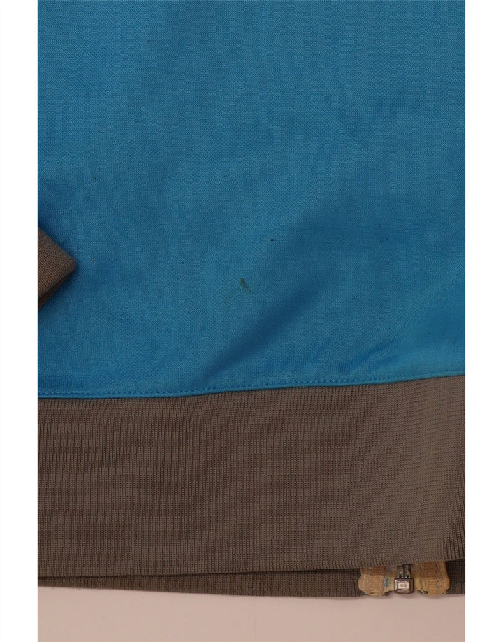 QUIKSILVER Damen-Trainingsanzug-Top-Jacke, UK 16, Größe L, Blau, Farbblock