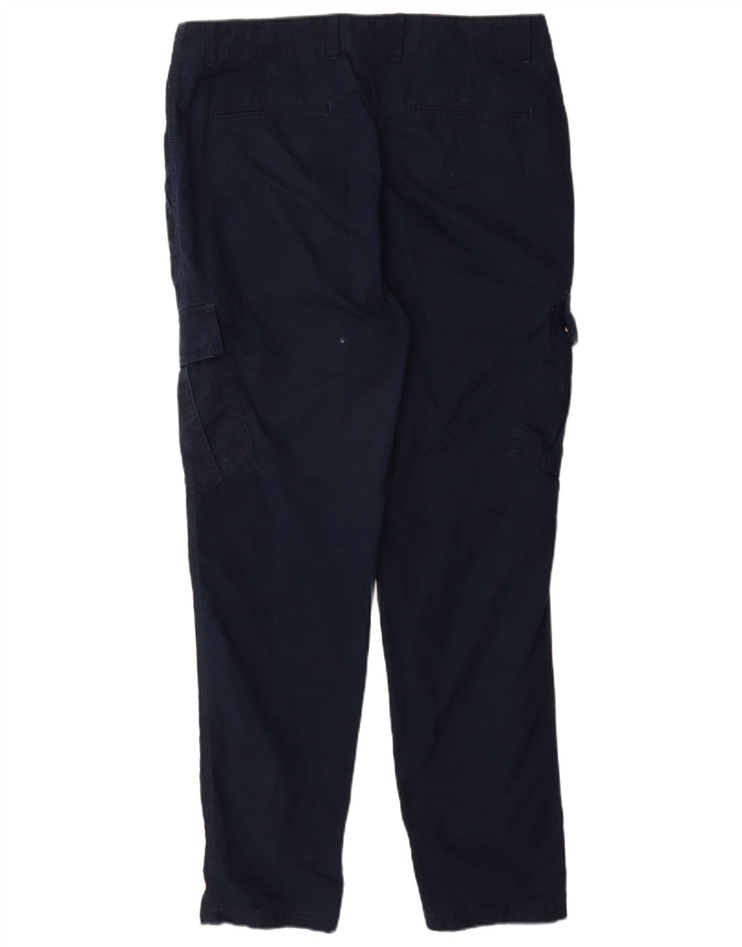 Marks & Spencer Herren Slim Cargohose W36 L31 Marineblaue Baumwolle