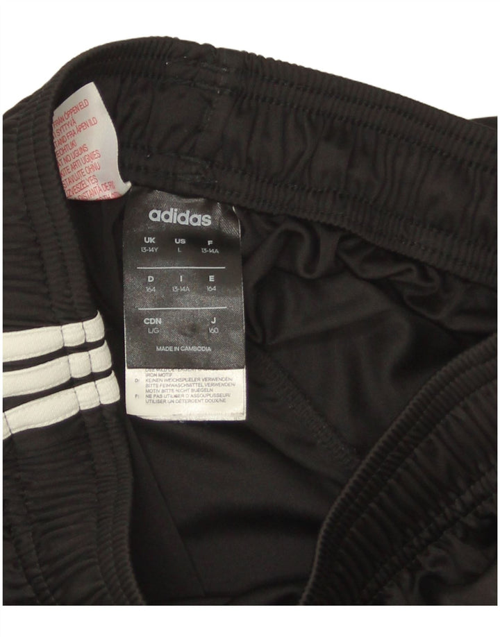 Adidas Jungen Climalite Sportshorts 13–14 Jahre, schwarzes Polyester