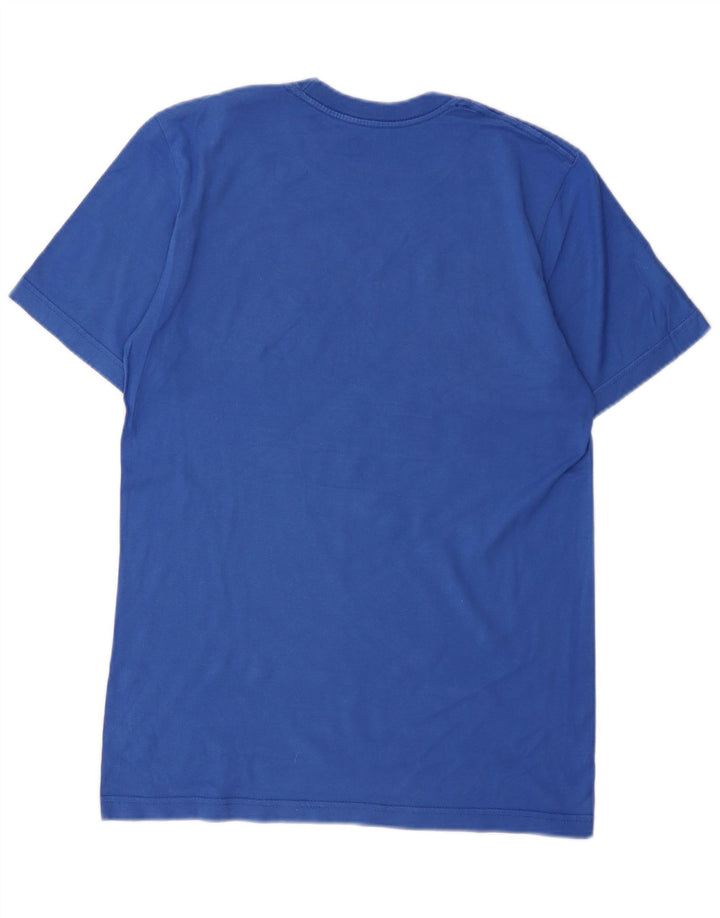 Nike Herren-T-Shirt mit normaler Passform, Grafik, Größe S, Blau