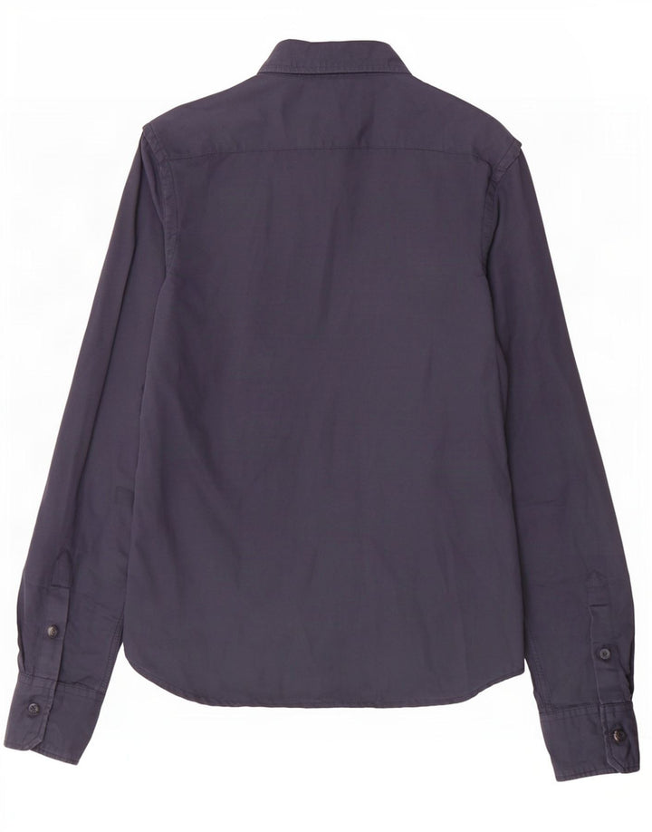 Superdry Herren-Hemd, groß, marineblau, Baumwolle