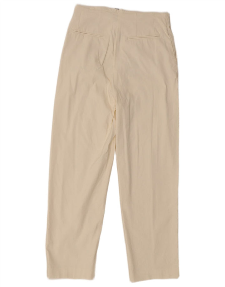Max & Co. Tapered Cropped-Hose für Damen, W28, L25, gebrochenes Weiß
