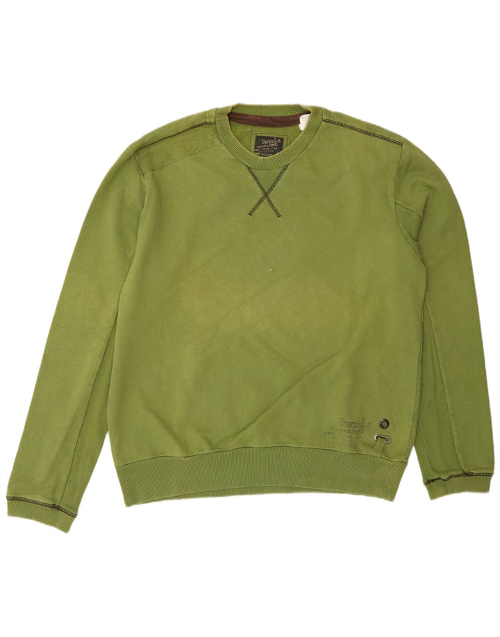 Energie Herren Sweatshirt Pullover 2XL Grüne Baumwolle