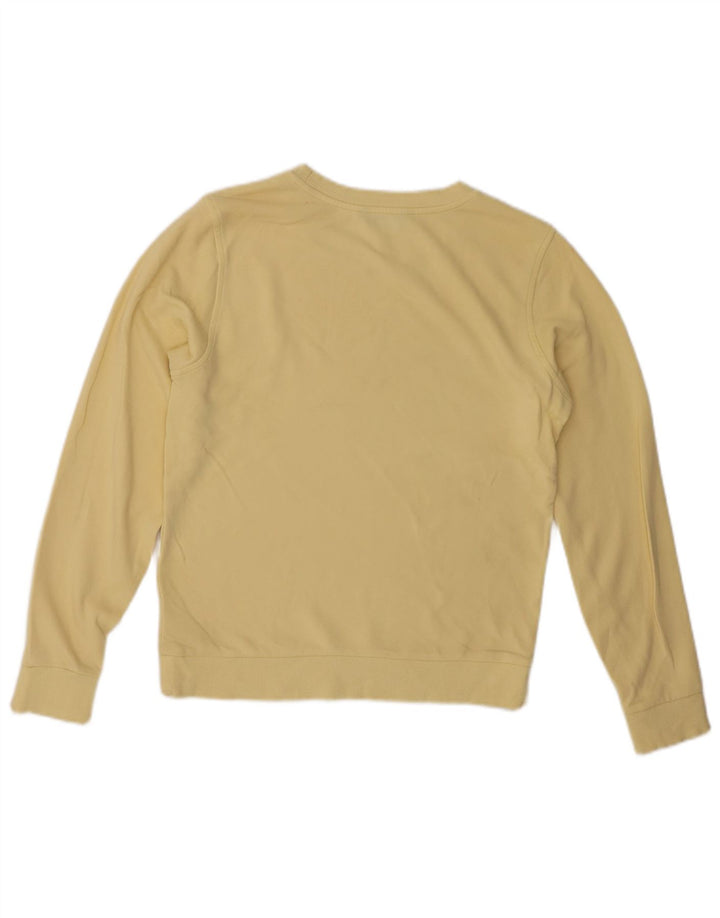 Marks & Spencer Damen-Sweatshirt-Pullover, Gr. 8, Größe S, Gelb, Baumwolle