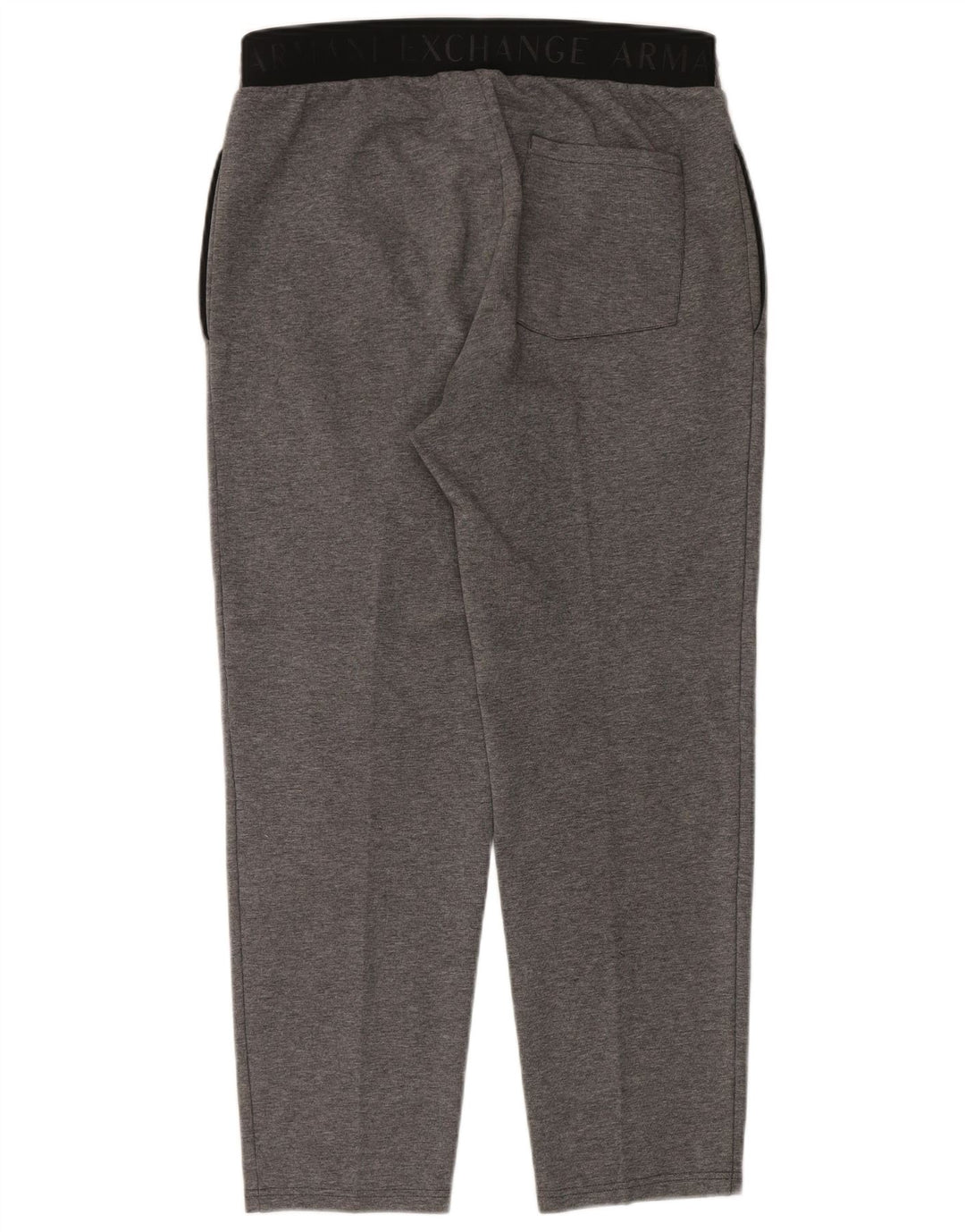 Armani Exchange Herren-Trainingshose aus mittelgrauer Baumwolle