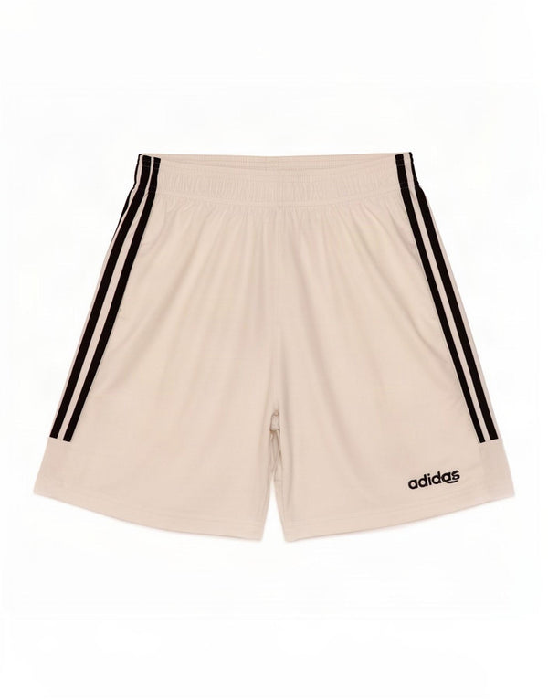 Adidas Damen Climalite Sport Shorts UK 12 Medium Weiß Polyester