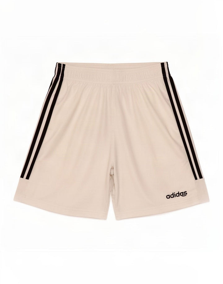 Adidas Damen Climalite Sport Shorts UK 12 Medium Weiß Polyester