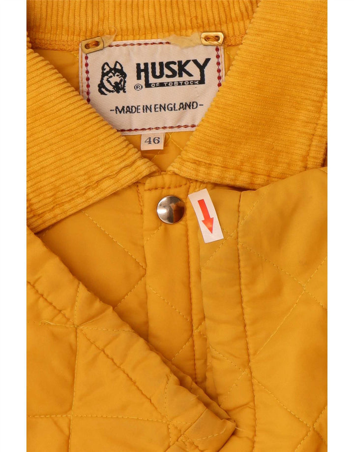 Husky Herren Steppjacke UK 46 3XL Gelb Polyamid