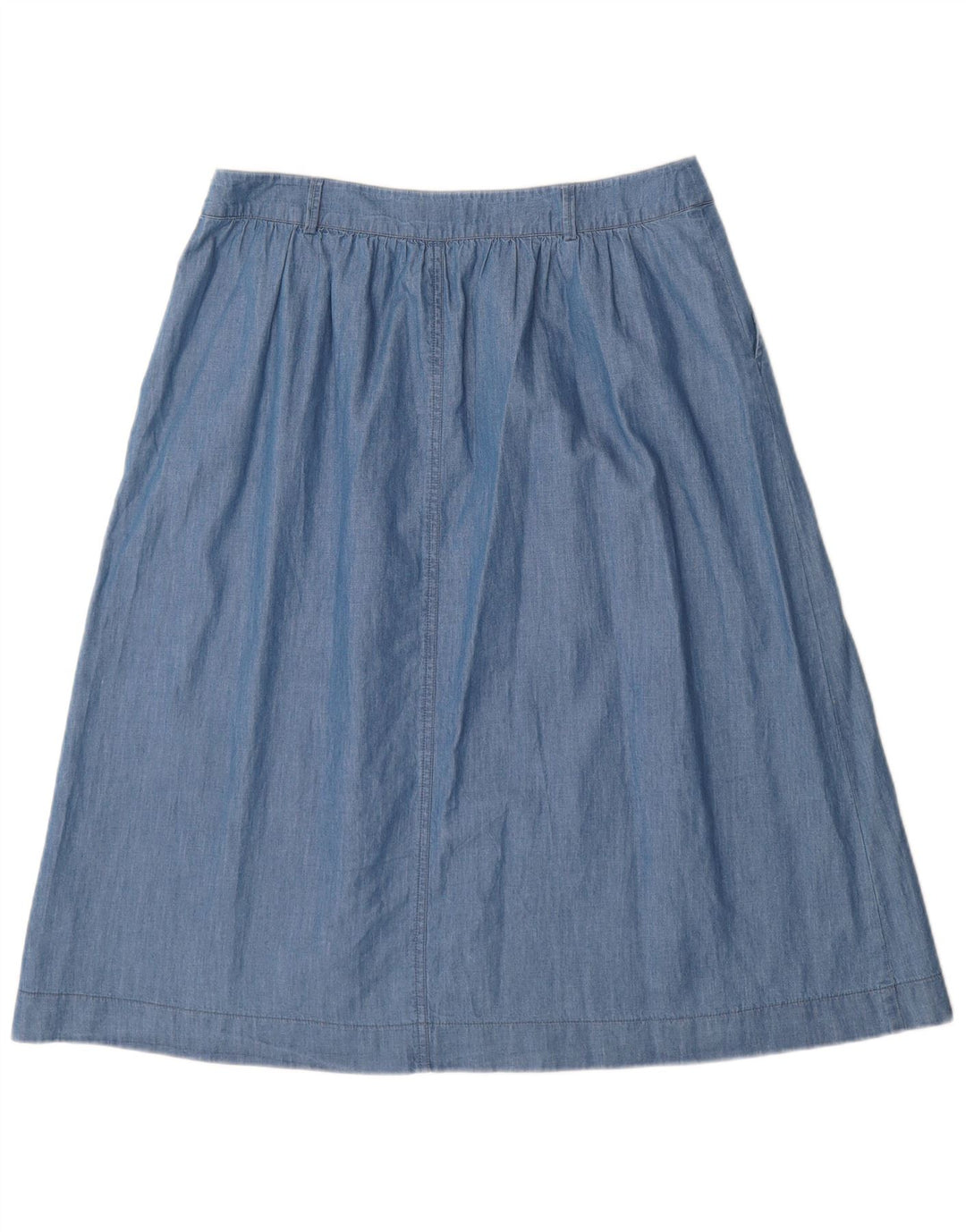 Oasis Damen Jeansrock UK 14 Large W32 Blaue Baumwolle