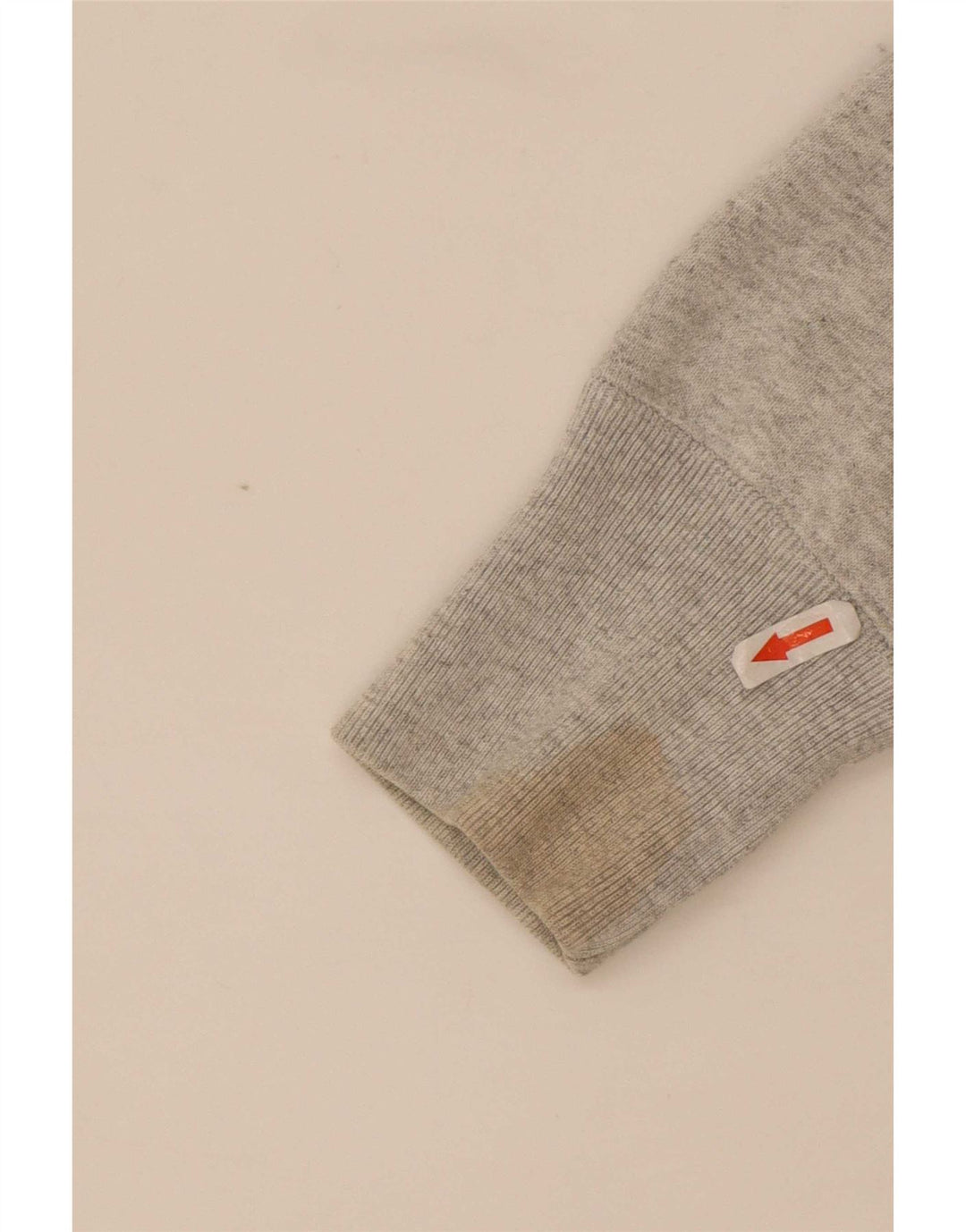 Champion Herren Reverse Weave Graphic Kapuzenpullover aus mittelgrauer Baumwolle