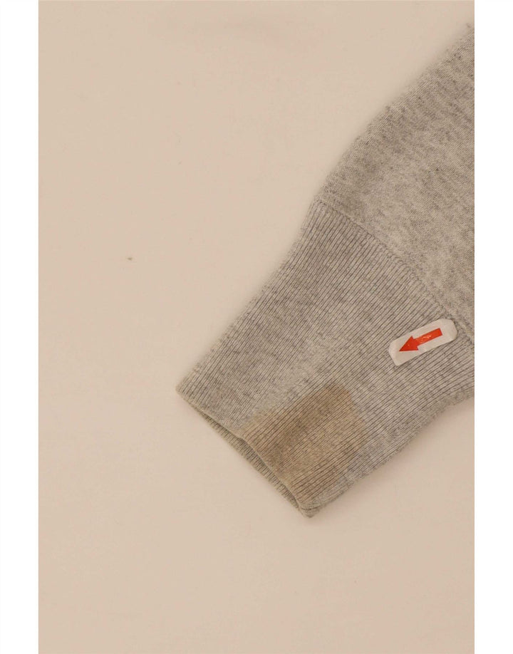 Champion Herren Reverse Weave Graphic Kapuzenpullover aus mittelgrauer Baumwolle