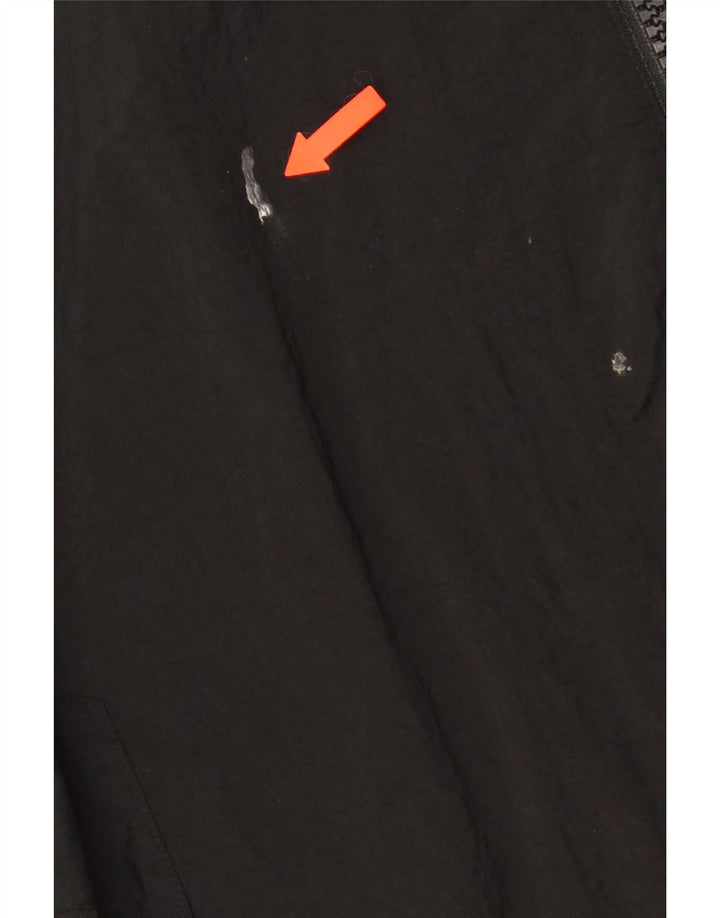 Adidas Herren Loose Fit Bomberjacke UK 42 XL Schwarz Polyamid