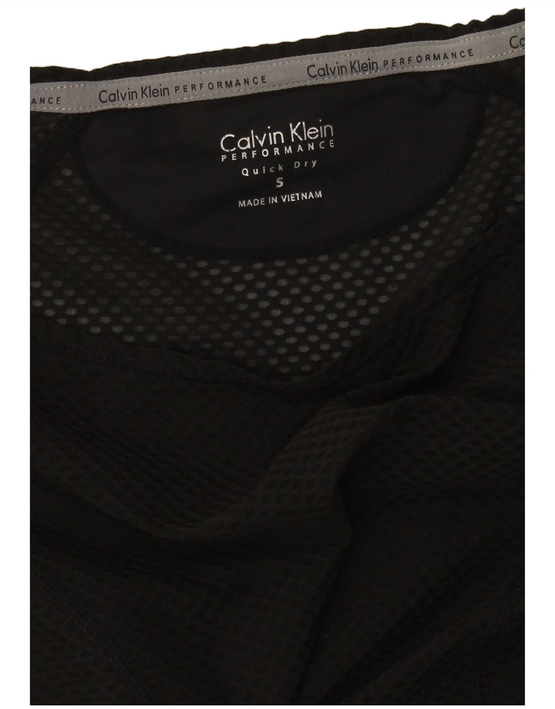 Calvin Klein Damen Übergroßes Top Langarm UK 10 Small Schwarz