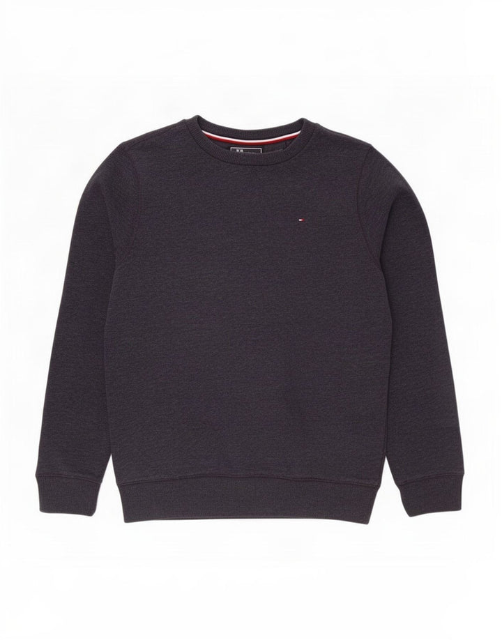 Tommy Hilfiger Jungen-Sweatshirt-Pullover, 15–16 Jahre, graue Baumwolle
