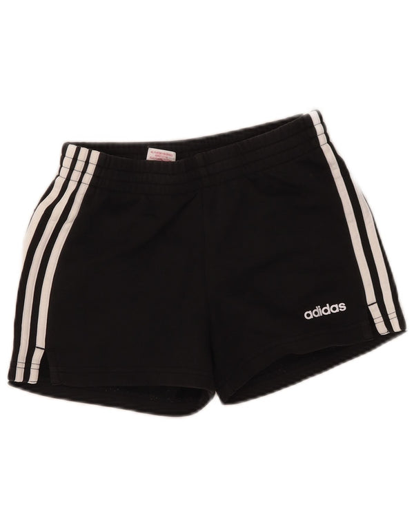 Adidas Girls Sport Shorts 13-14 Years Black Cotton