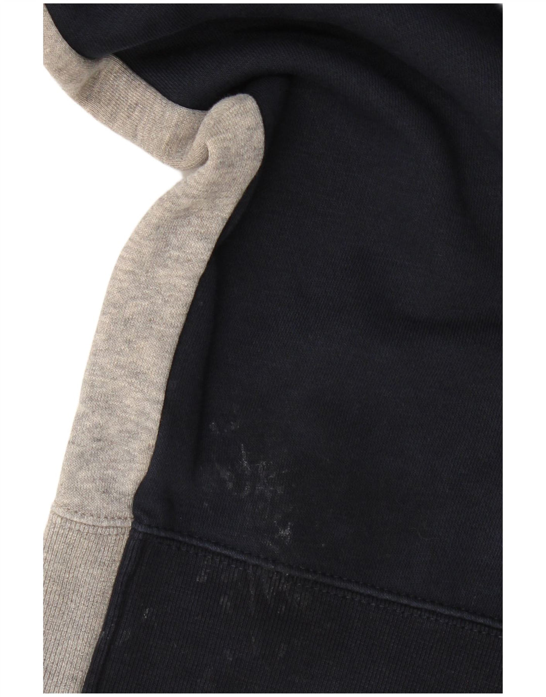 Champion Herren-Kapuzenpullover mit grafischem Reißverschluss, groß, marineblau, Colourblock-Baumwolle