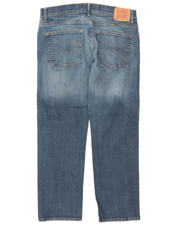 Levi's Husky Regular Straight Jeans für Mädchen, 13–14 Jahre, W33 L28, blaue Baumwolle