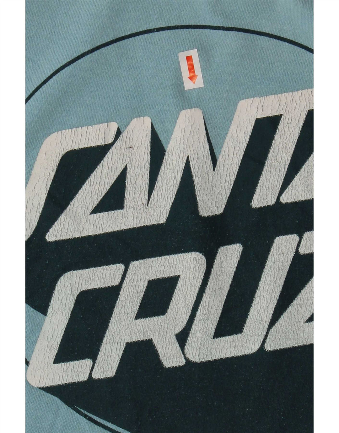 Santa Cruz Herren-T-Shirt mit Grafik, mittelblaue Baumwolle