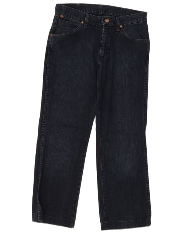 Wrangler Herren Alaska Straight Jeans W30 L26 Marineblau Baumwolle