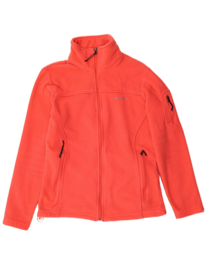 COLUMBIA Damen Fleecejacke UK 10 Small Orange Polyester