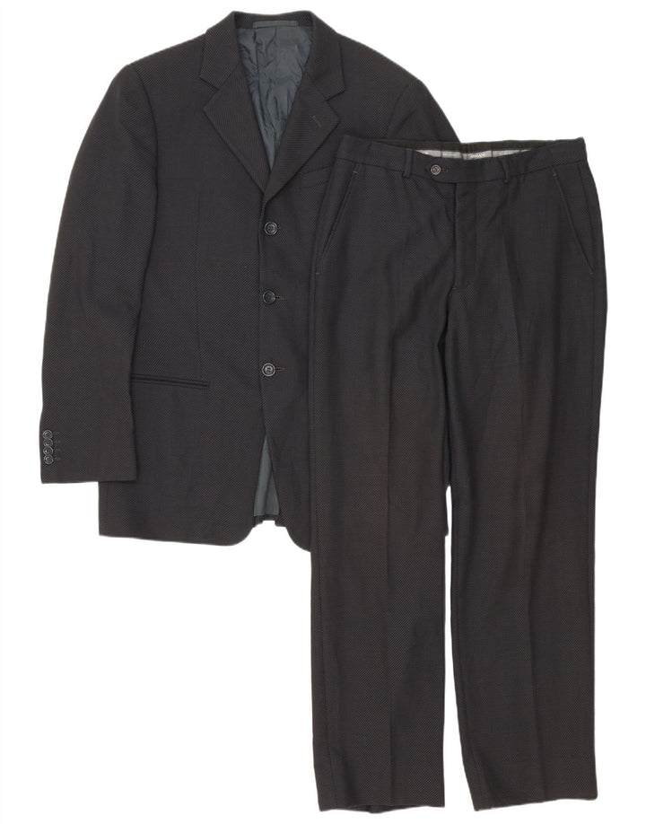 Armani Collezioni Herren 3-Knopf 2-teiliger Anzug Mittelgrau
