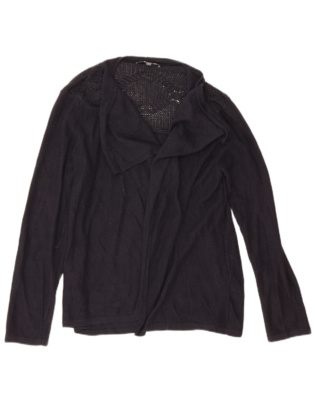 Marks & Spencer Damen-Strickjacke in Übergröße, Gr. 14, Marineblau