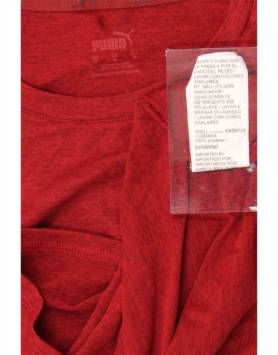 Puma Herren T-Shirt Top Mittelrotes Polyester