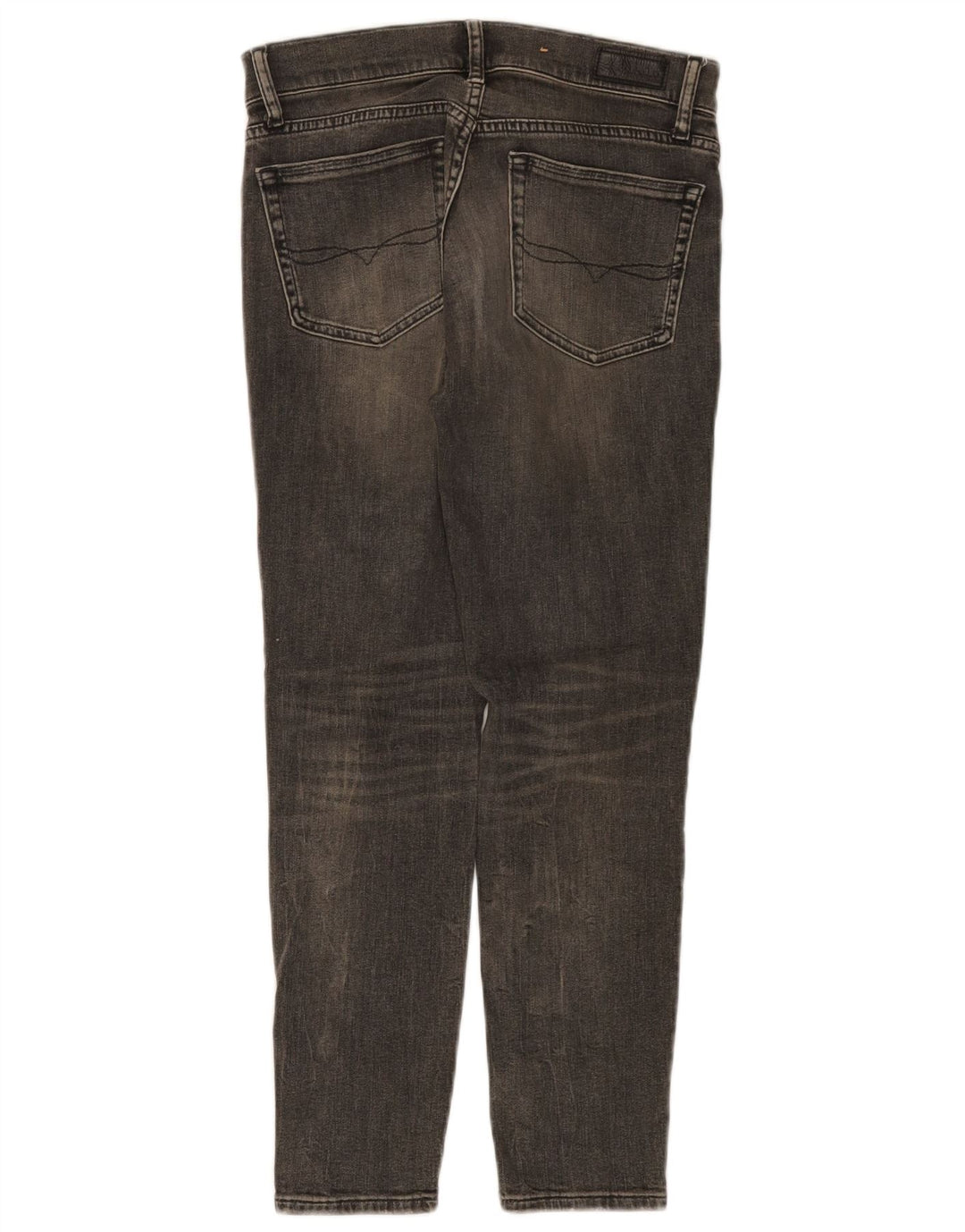 POLO RALPH LAUREN Damen Distressed Skinny Jeans W28 L25 Graue Baumwolle