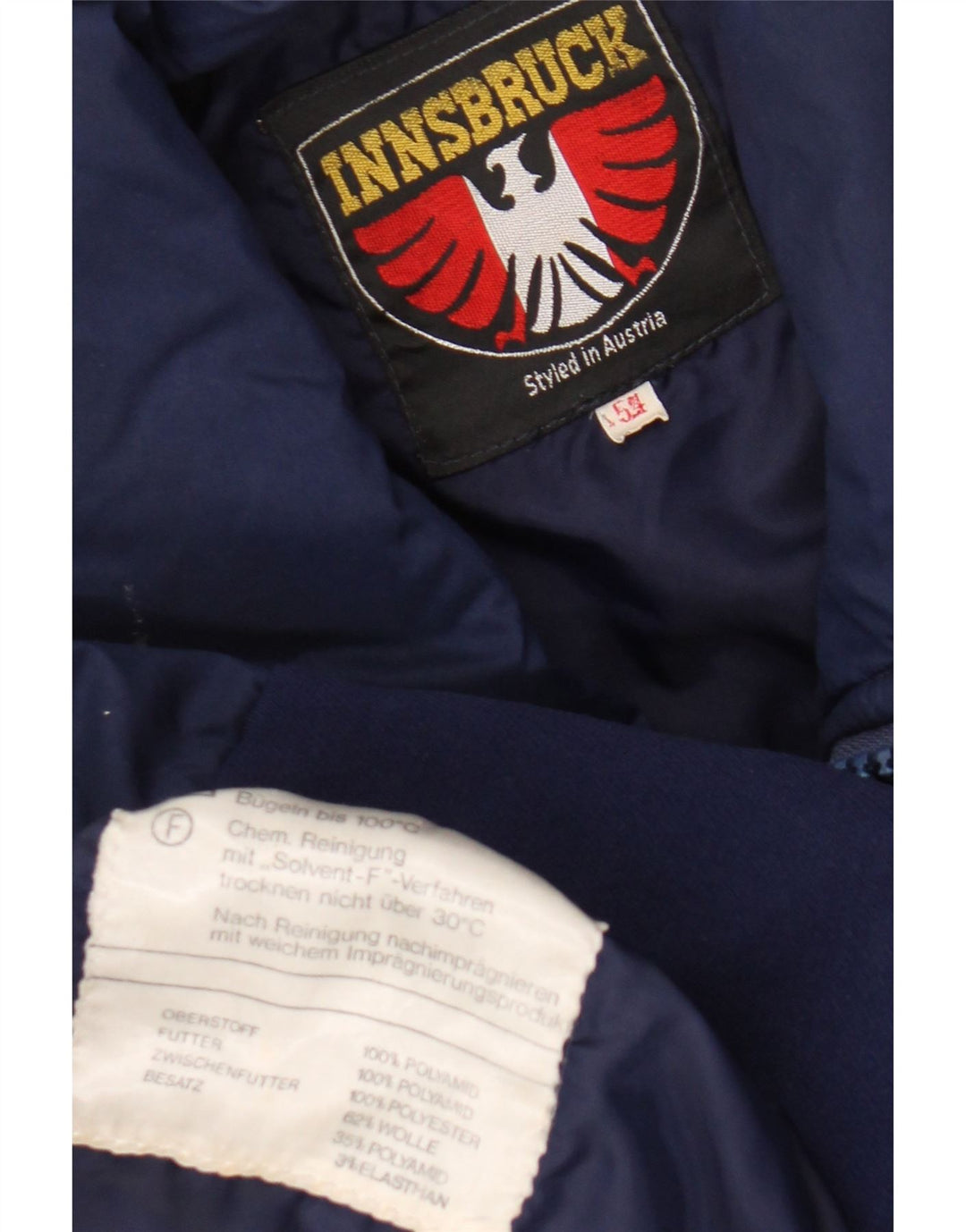 Innsbruck Herren Windjacke EU 54 2XL Marineblau gestreift Polyamid