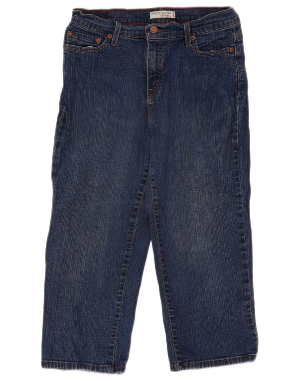 Levi's Girls 512 Capri Jeans 9-10 Years W30 L20 Blue Cotton