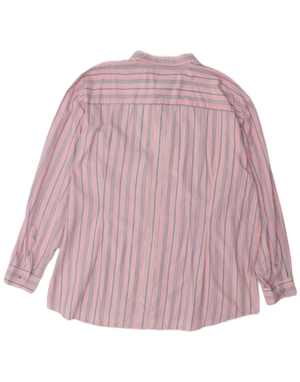 Navigare Herrenhemd 2XL rosa gestreift aus Baumwolle