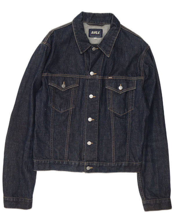 Rifle Herren Jeansjacke UK 42 XL Blaue Baumwolle