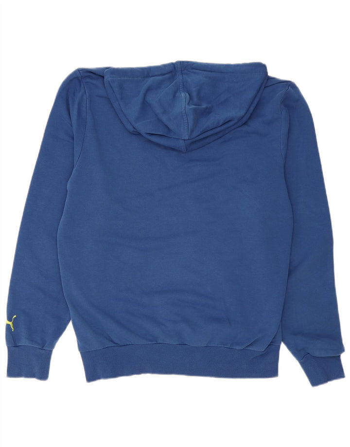 PUMA Herren Graphic Hoodie Pullover Small Blau