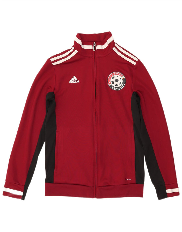 Adidas Damen Climacool Trainingsanzug Top Jacke UK 8/10 Small Burgund