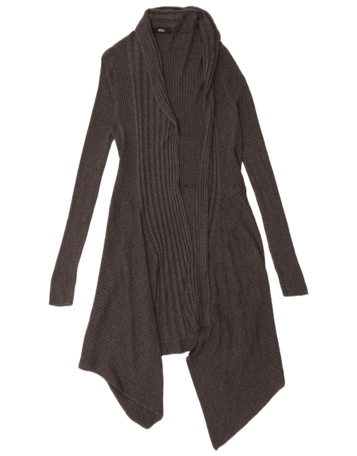 Marks & Spencer Damen Longline Open Cardigan Pullover UK 18 XL Grau