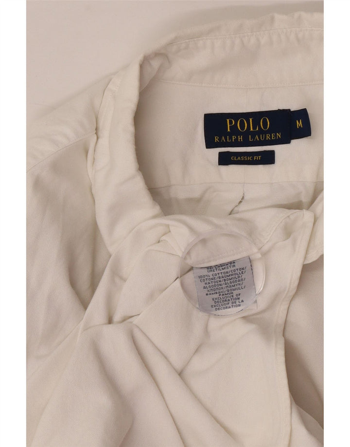Polo Ralph Lauren Herren-Hemd mit klassischer Passform, mittelweiße Baumwolle