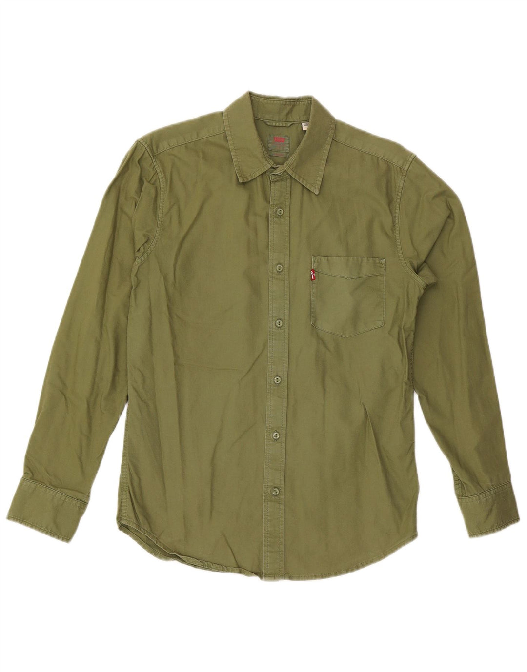 Levi's Herren Standard-Hemd, Größe S, Khaki, Baumwolle