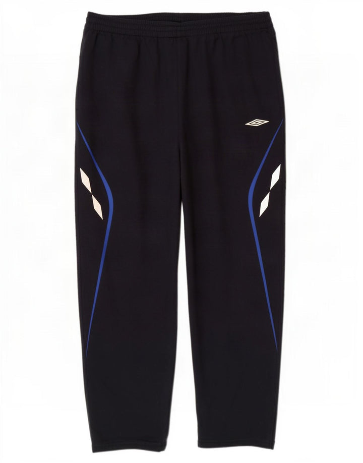 Umbro Herren-Trainingshose, Jogginghose, 2XL, Marineblau, Farbblock-Polyester