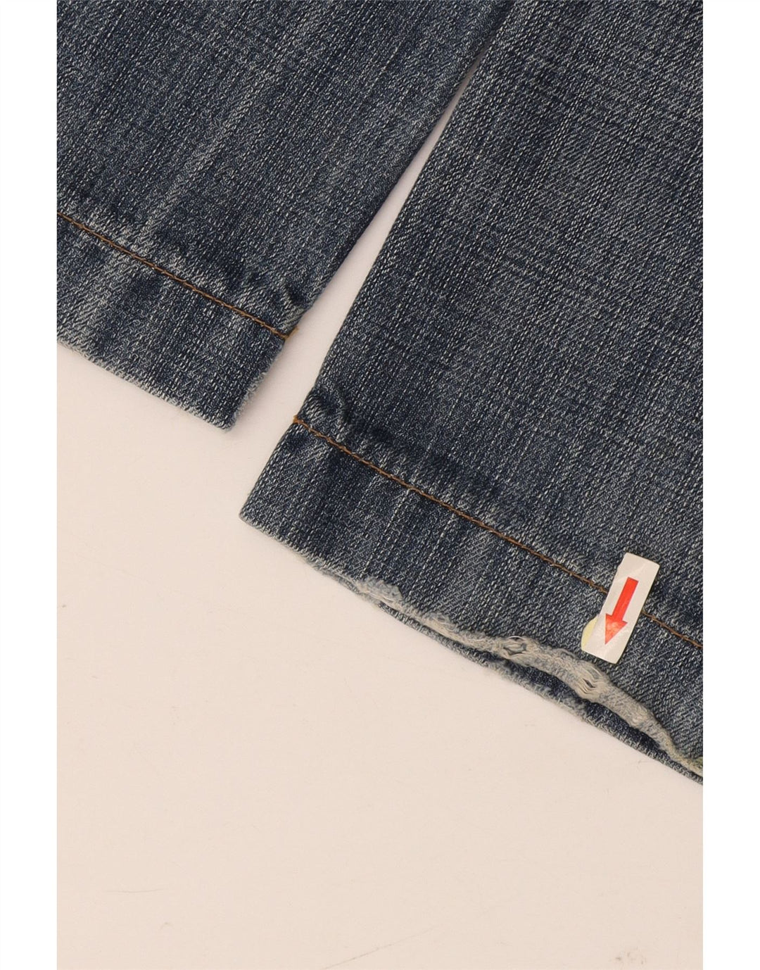 Dolce & Gabbana Herren Distressed Straight Jeans IT 48 Mittel W32 L33 Blau