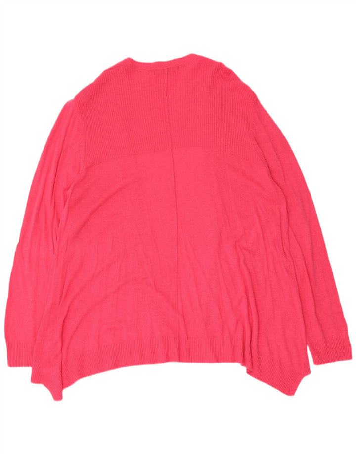 Marks & Spencer Offener Damen-Cardigan-Pullover UK 14 Large Pink