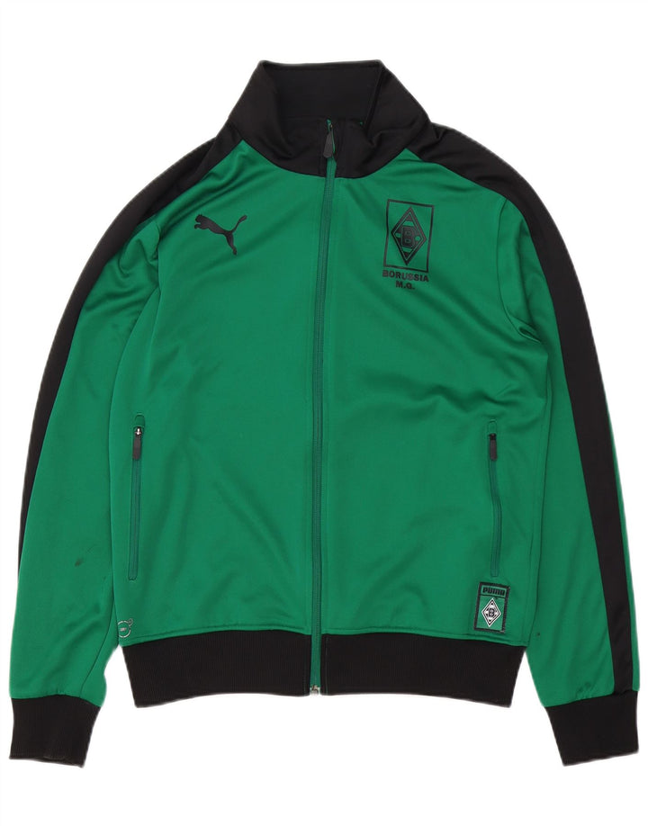 PUMA Herren Borussia Mönchengladbach Trainingsanzug Top Jacke Small Grün