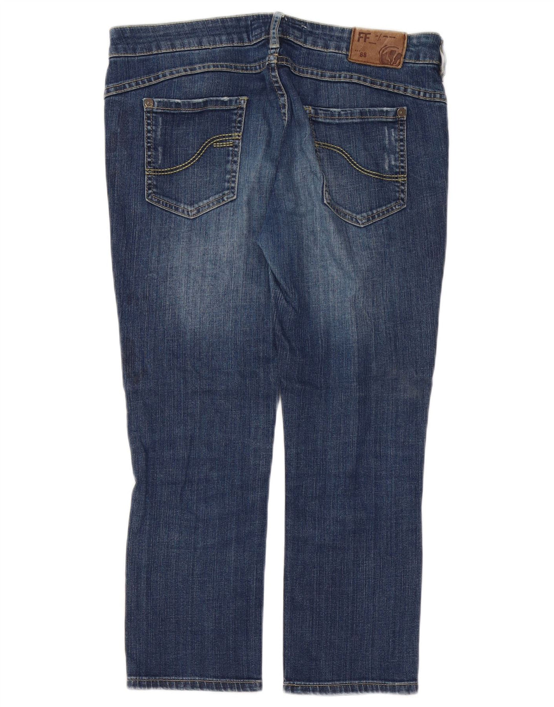 Fat Face Damen-Cropped-Jeans W34 L24 Blau