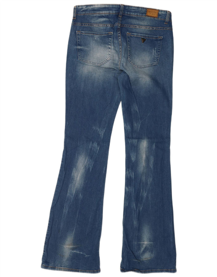 Guess Bootcut-Jeans für Damen, W30, L30, blaue Baumwolle