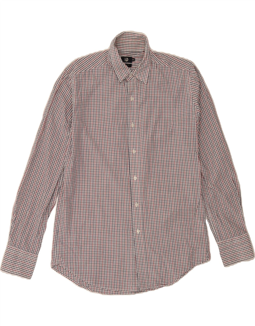 DACK'S Mens Slim Fit Shirt Medium Multicoloured Check Cotton Vintage Dack's and Second-Hand Dack's from Messina Hembry 