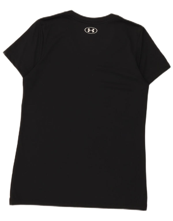Under Armour Damen Loose Fit T-Shirt Top UK 10 Small Schwarz Sport