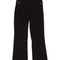Zara Damen Bootcut Jeans EU 34 2XS W24 L24 Schwarze Baumwolle